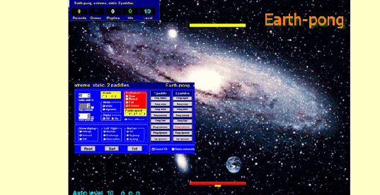 Milky-Way Earth-pong Topjump-system